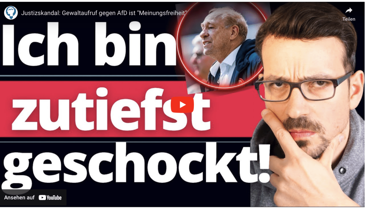 Justizskandal: Gewaltaufruf gegen AfD ist „Meinungsfreiheit“