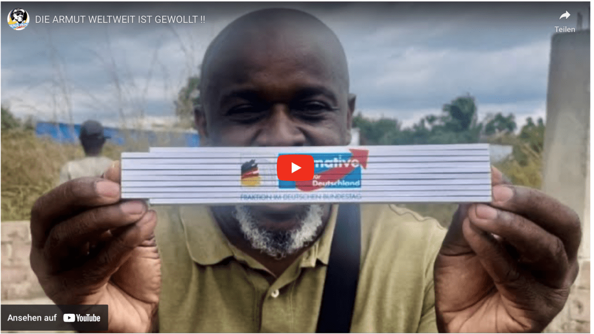 DIE ARMUT WELTWEIT IST GEWOLLT !!