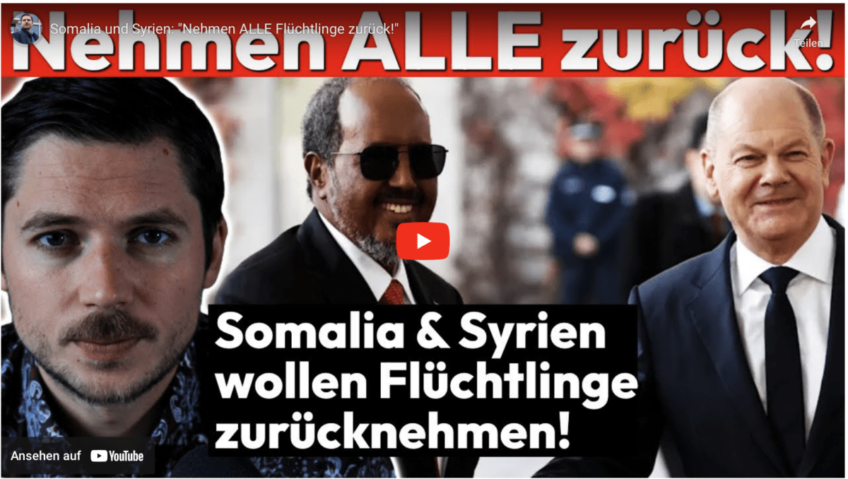 Somalia und Syrien: „Nehmen ALLE Flüchtlinge zurück!“