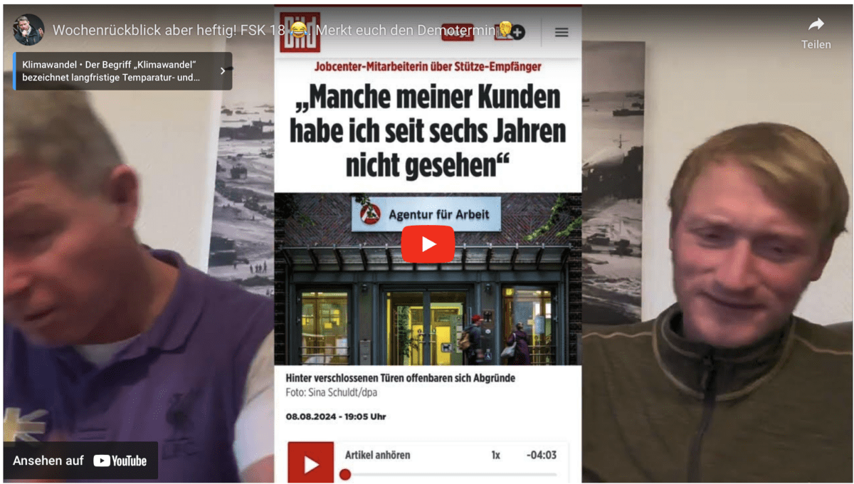 Wochenrückblick aber heftig! FSK 18 . Merkt euch den Demotermin