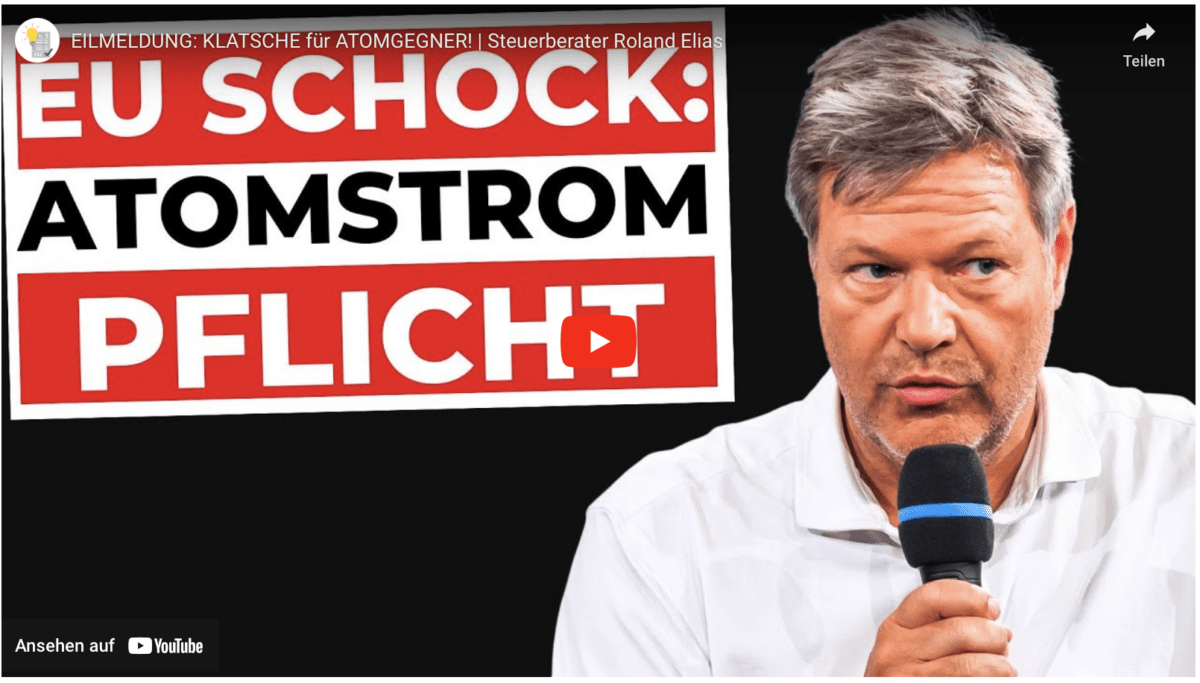 EILMELDUNG: KLATSCHE für ATOMGEGNER! | Steuerberater Roland Elias