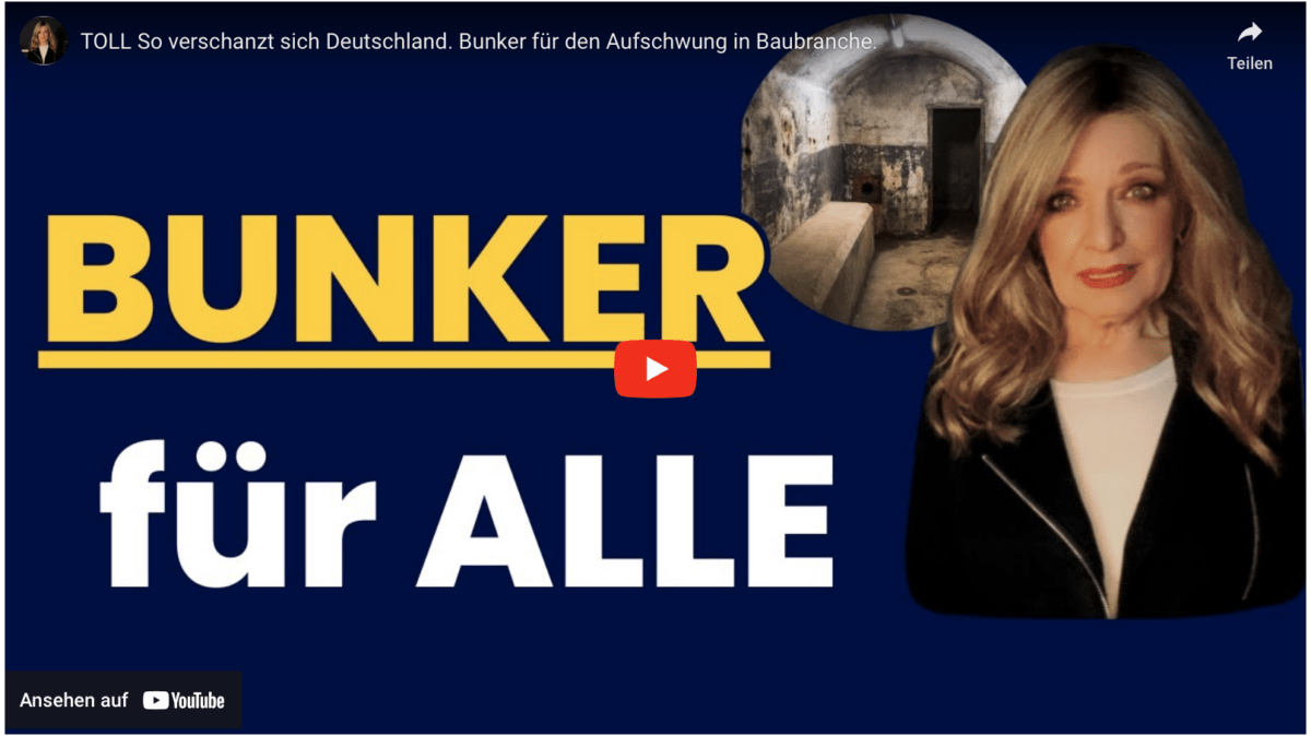 TOLL So verschanzt sich Deutschland. Bunker für den Aufschwung in Baubranche.