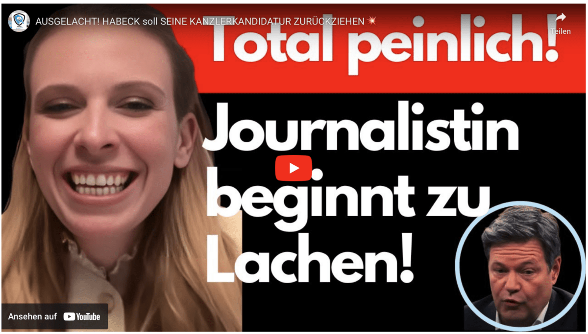 AUSGELACHT! HABECK soll SEINE KANZLERKANDIDATUR ZURÜCKZIEHEN