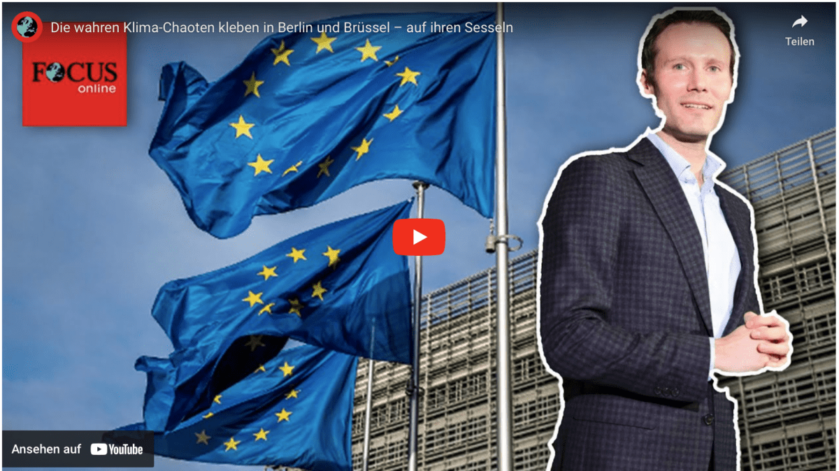 Die wahren Klima-Chaoten kleben in Berlin und Brüssel – auf ihren Sesseln