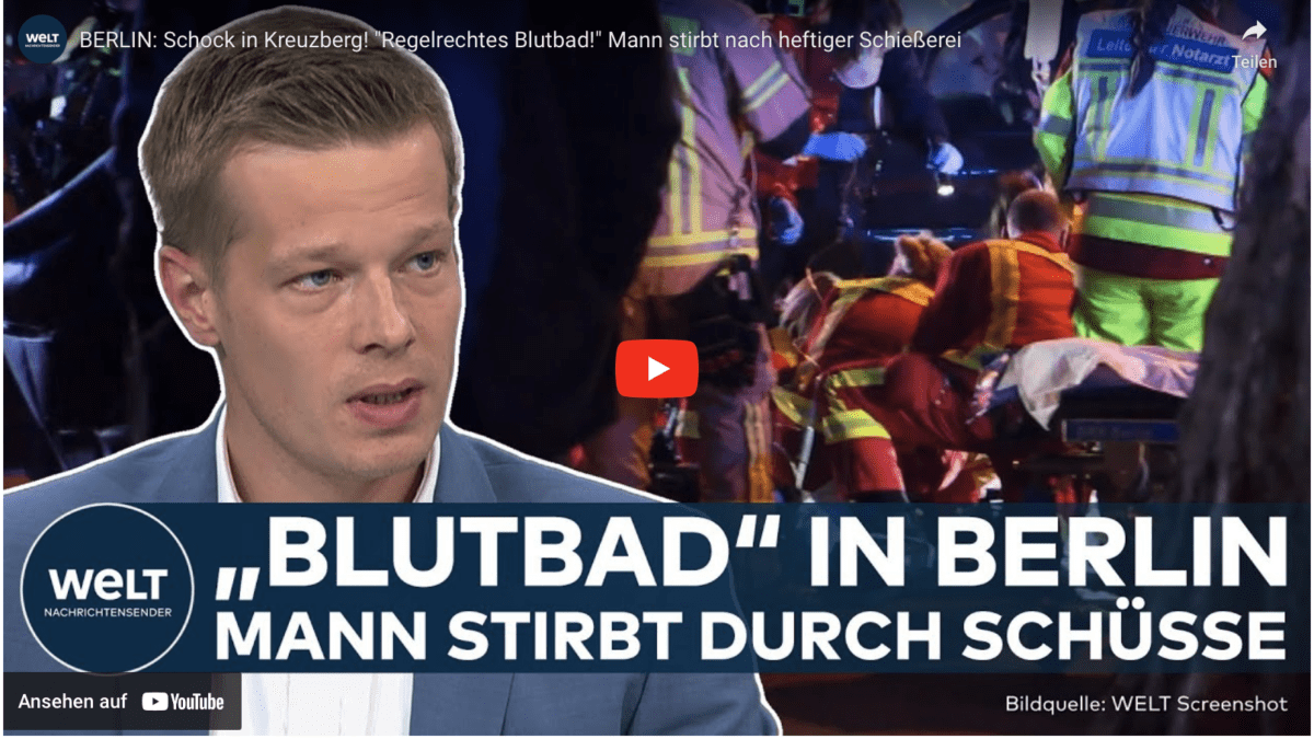 BERLIN: Schock in Kreuzberg! „Regelrechtes Blutbad!“ Mann stirbt nach heftiger Schießerei