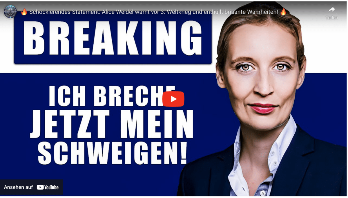 Schockierendes Statement: Alice Weidel warnt vor 3. Weltkrieg und enthüllt brisante Wahrheiten! 