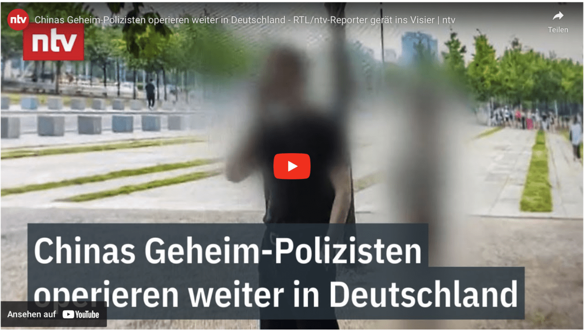Chinas Geheim-Polizisten operieren weiter in Deutschland – RTL/ntv-Reporter gerät ins Visier | ntv