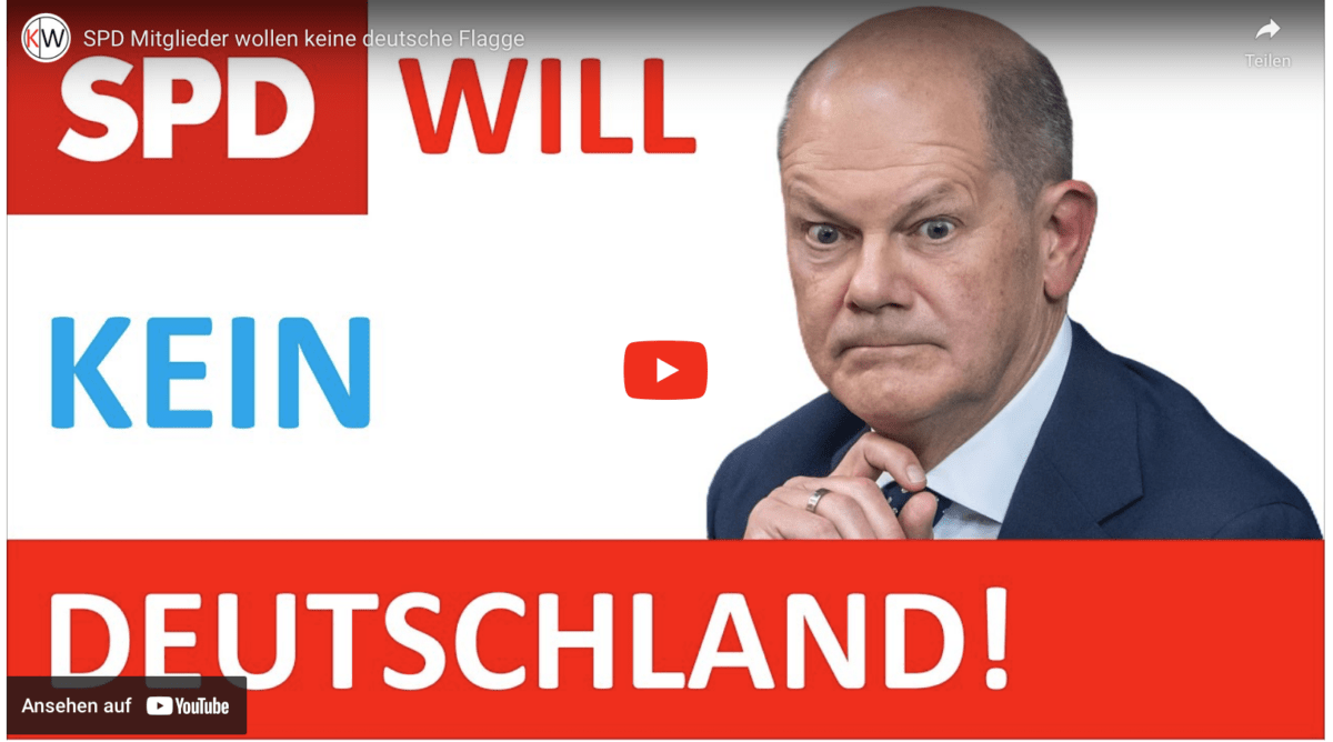 SPD Mitglieder wollen keine deutsche Flagge