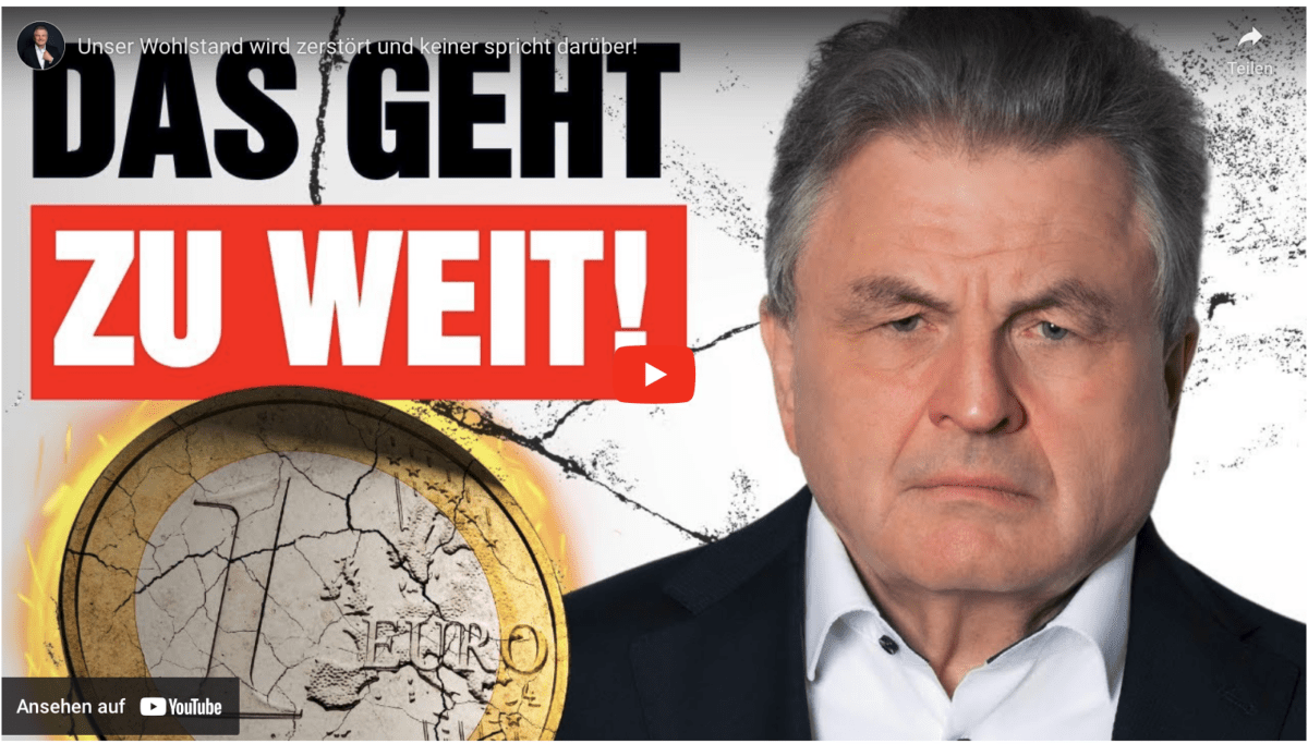 Unser Wohlstand wird zerstört und keiner spricht darüber!