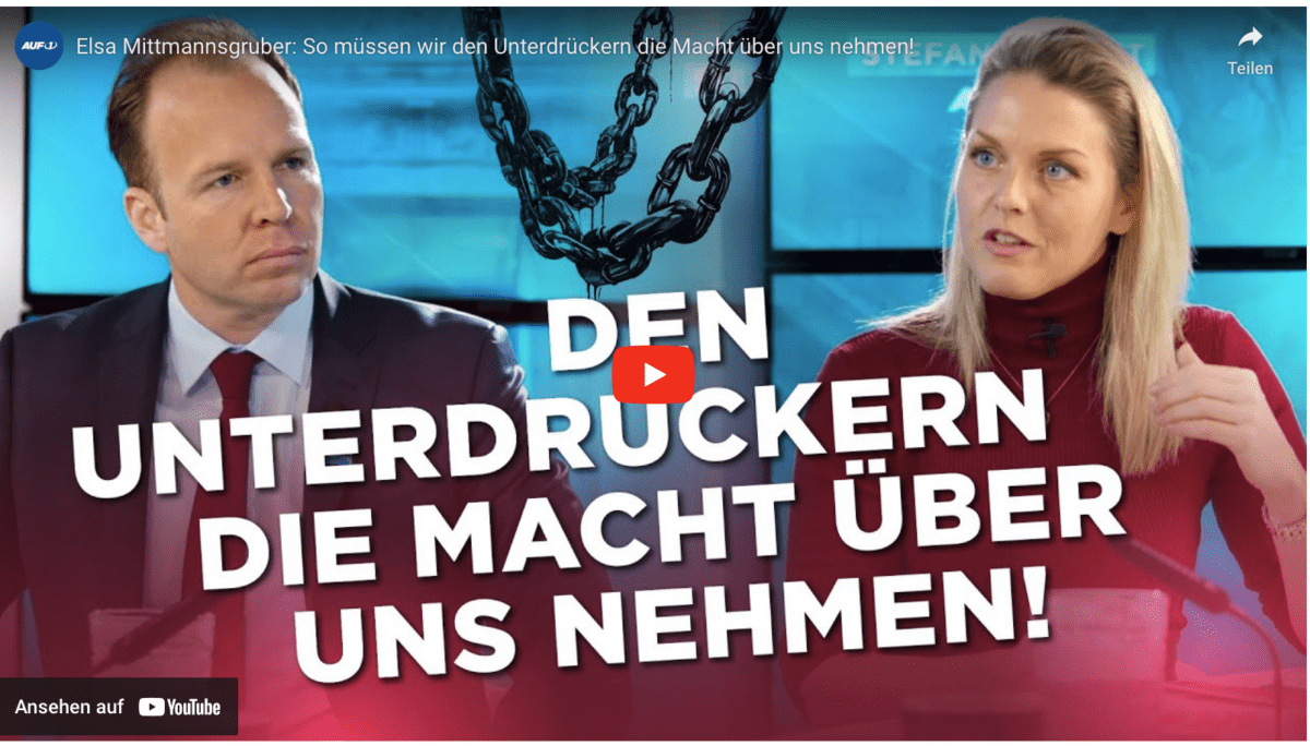 Elsa Mittmannsgruber: So müssen wir den Unterdrückern die Macht über uns nehmen!
