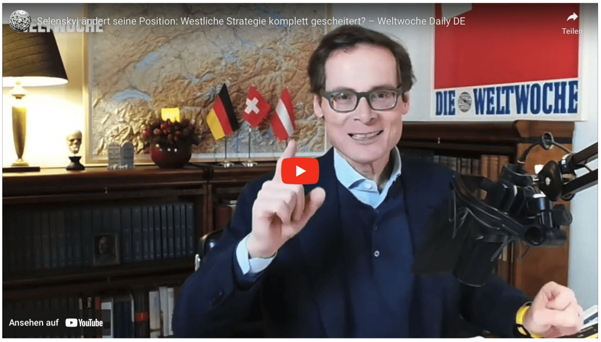 Selenskyj ändert seine Position: Westliche Strategie komplett gescheitert? – Weltwoche Daily DE