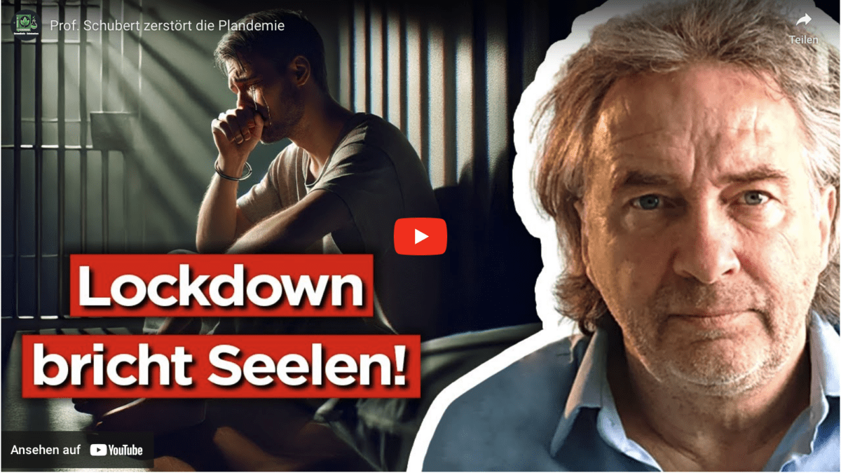 Prof. Schubert zerstört die Plandemie