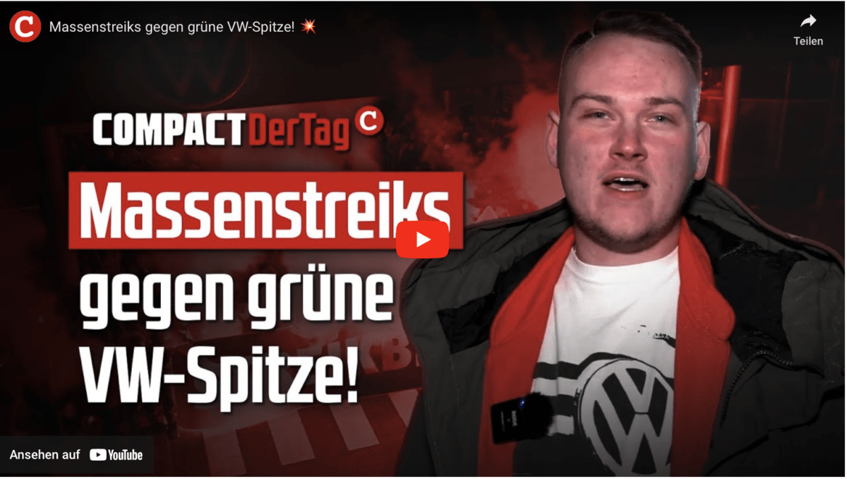 Massenstreiks gegen grüne VW-Spitze! 