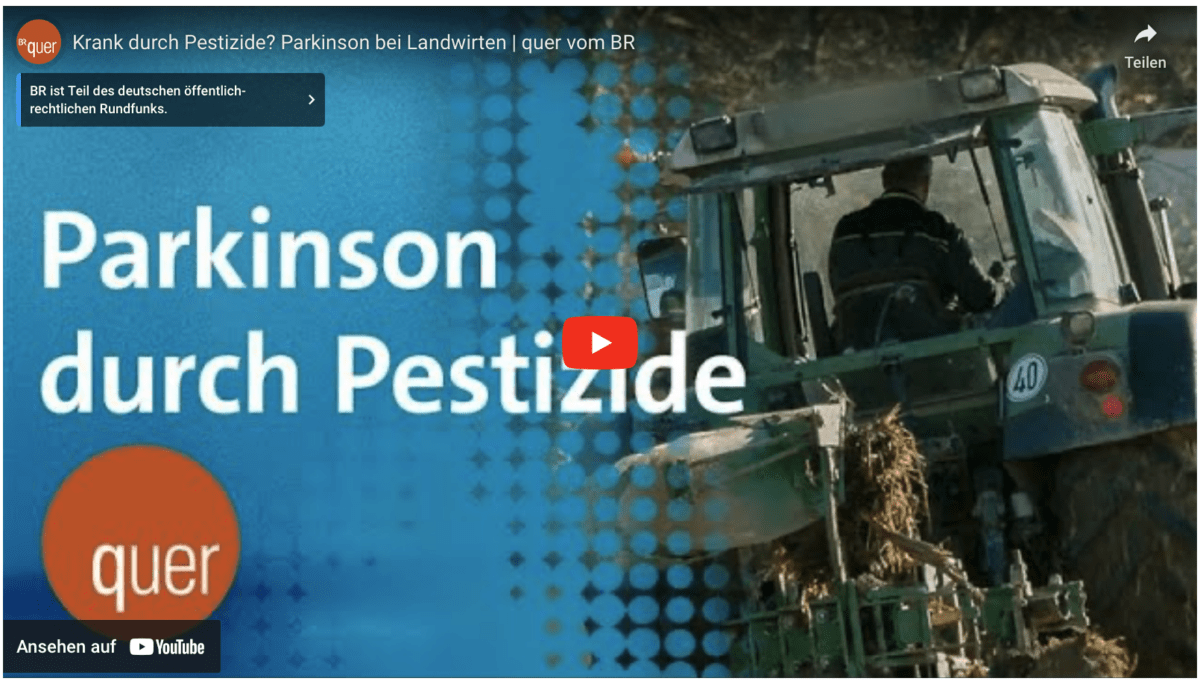 Krank durch Pestizide? Parkinson bei Landwirten | quer vom BR
