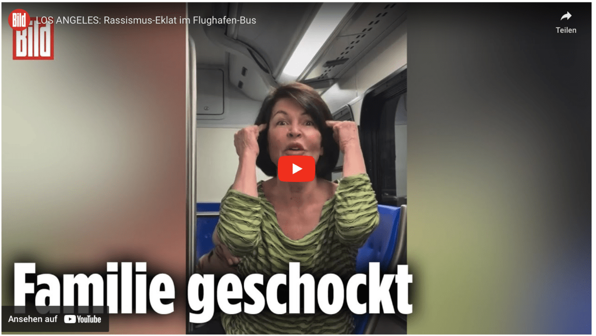 LOS ANGELES: Rassismus-Eklat im Flughafen-Bus