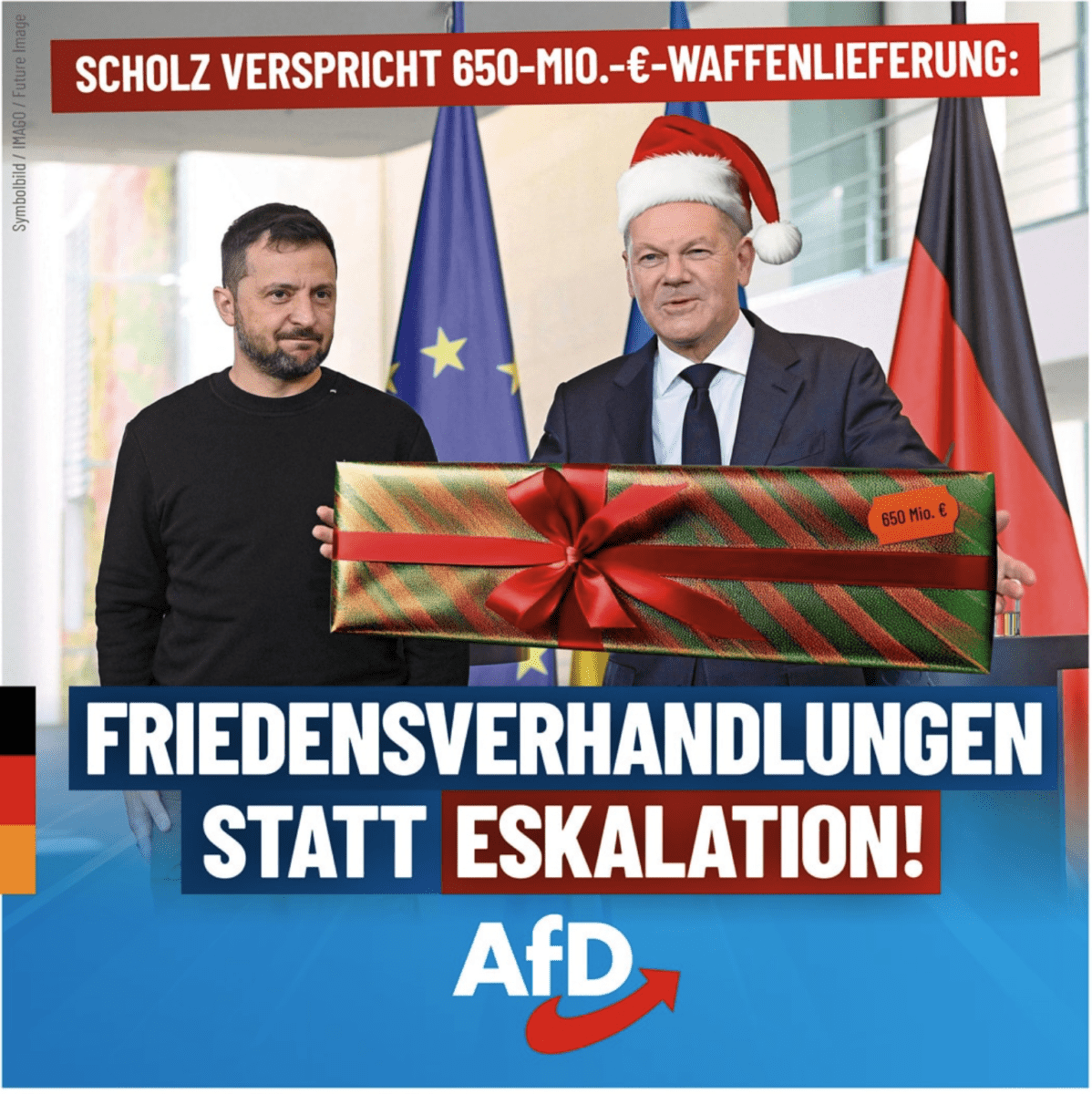 Scholz verspricht 650-Mio.-€-Waffenlieferung: Friedensverhandlungen statt Eskalation!