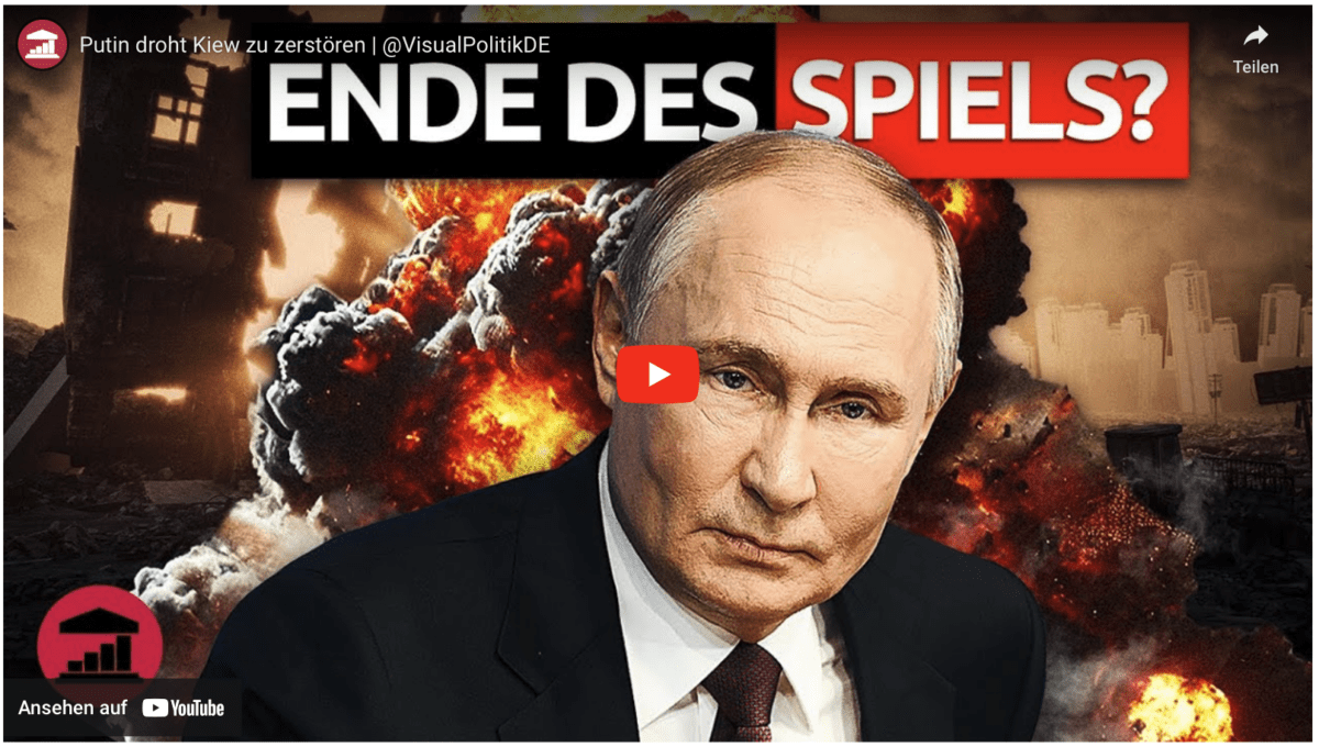 Putin droht Kiew zu zerstören | ‪@VisualPolitikDE‬