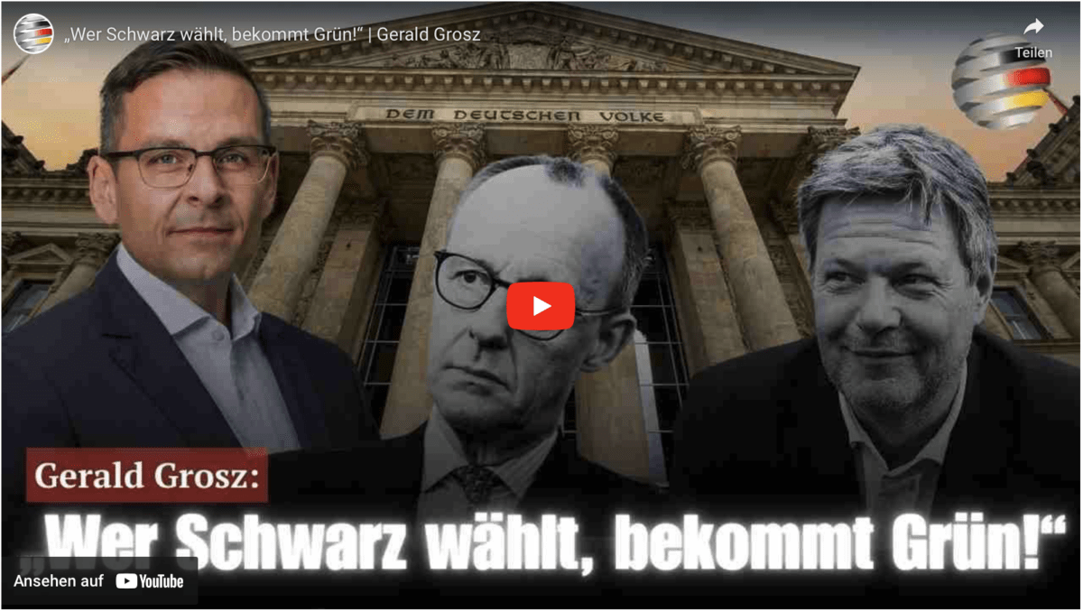 „Wer Schwarz wählt, bekommt Grün!“ | Gerald Grosz