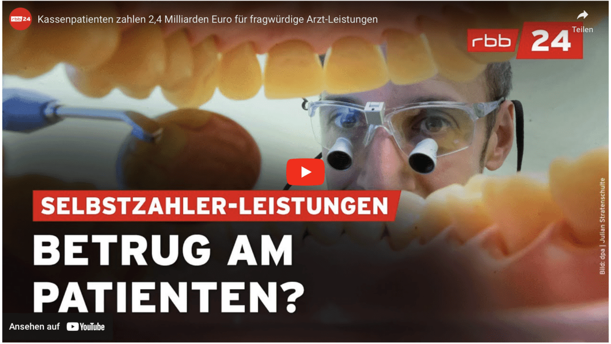 Kassenpatienten zahlen 2,4 Milliarden Euro für fragwürdige Arzt-Leistungen