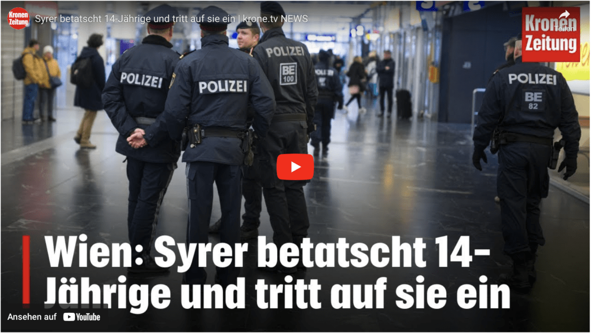 Syrer betatscht 14-Jährige und tritt auf sie ein | krone.tv NEWS
