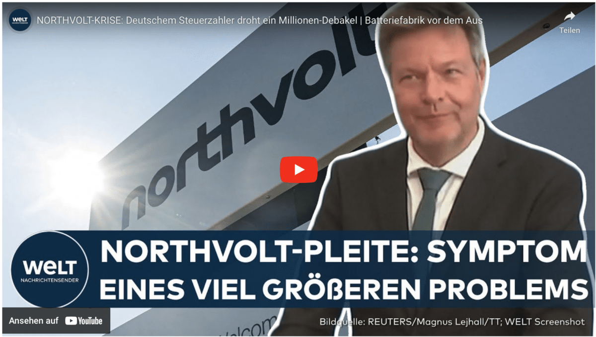 NORTHVOLT-KRISE: Deutschem Steuerzahler droht ein Millionen-Debakel | Batteriefabrik vor dem Aus
