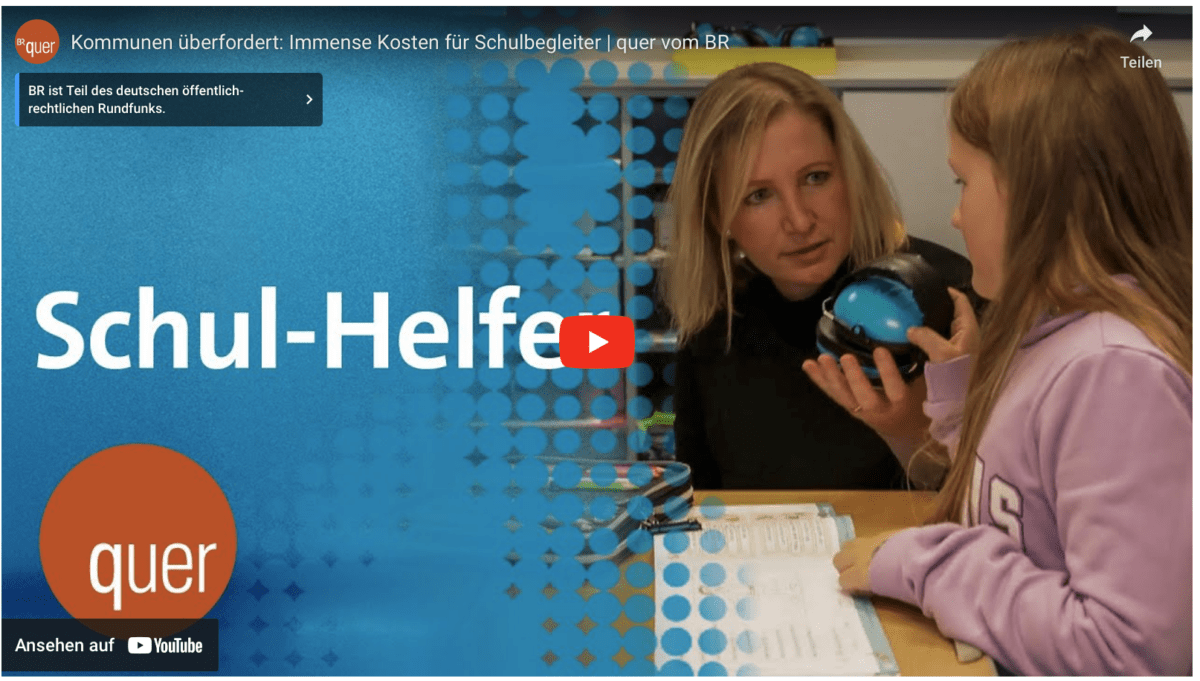Kommunen überfordert: Immense Kosten für Schulbegleiter | quer vom BR