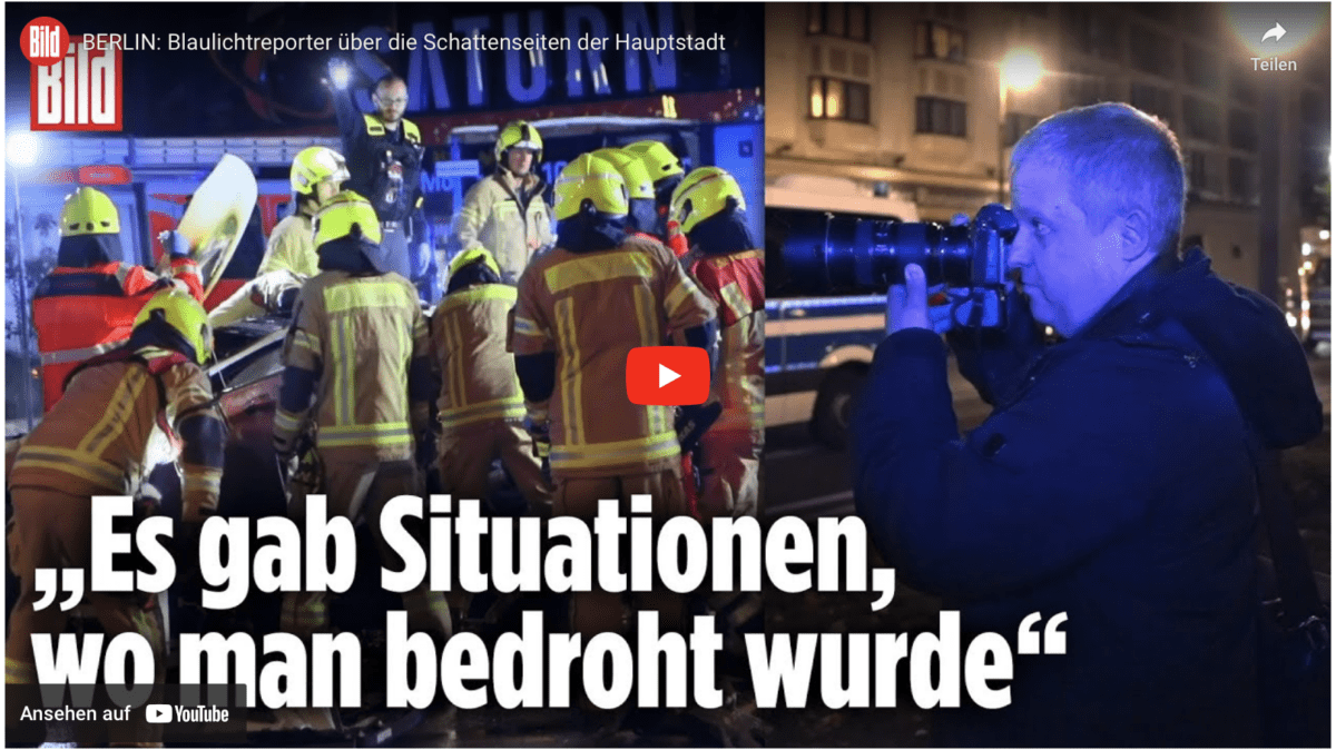 BERLIN: Blaulichtreporter über die Schattenseiten der Hauptstadt