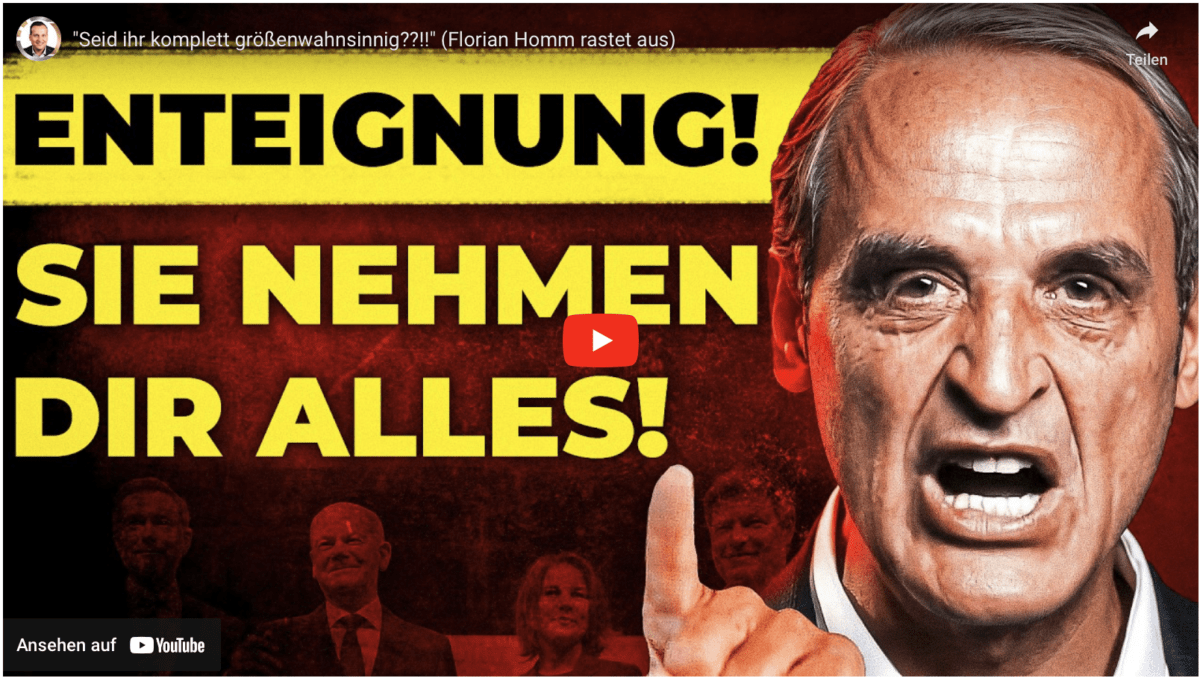 „Seid ihr komplett größenwahnsinnig??!!“ (Florian Homm rastet aus)