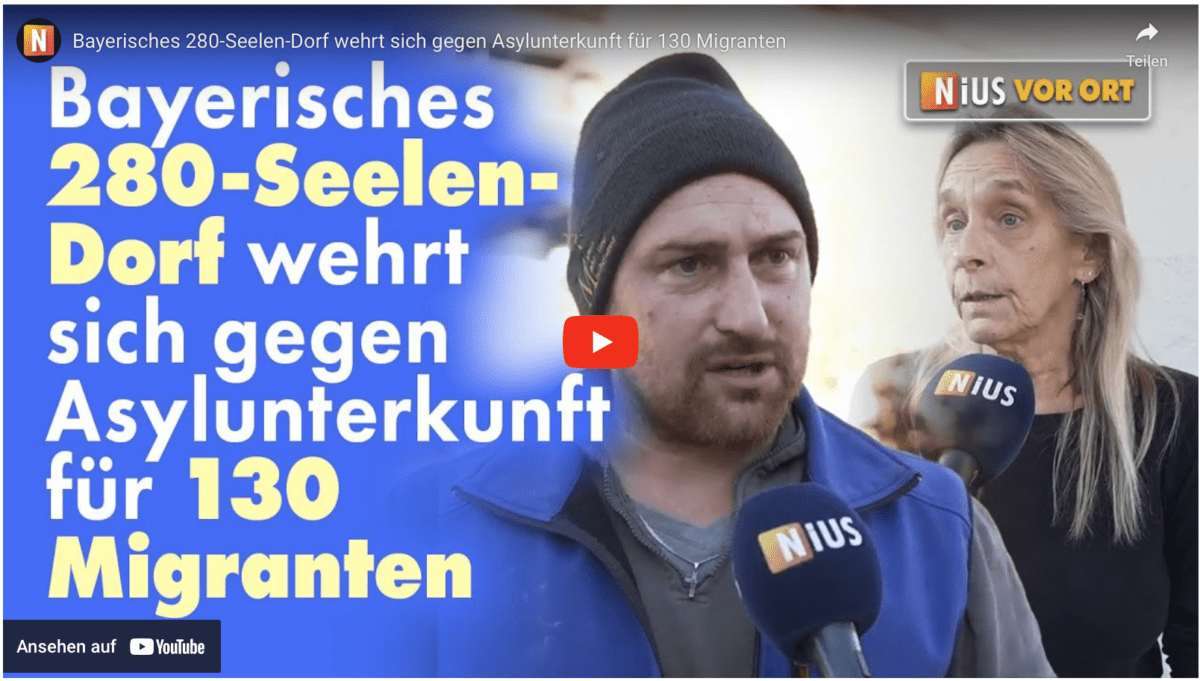Bayerisches 280-Seelen-Dorf wehrt sich gegen Asylunterkunft für 130 Migranten