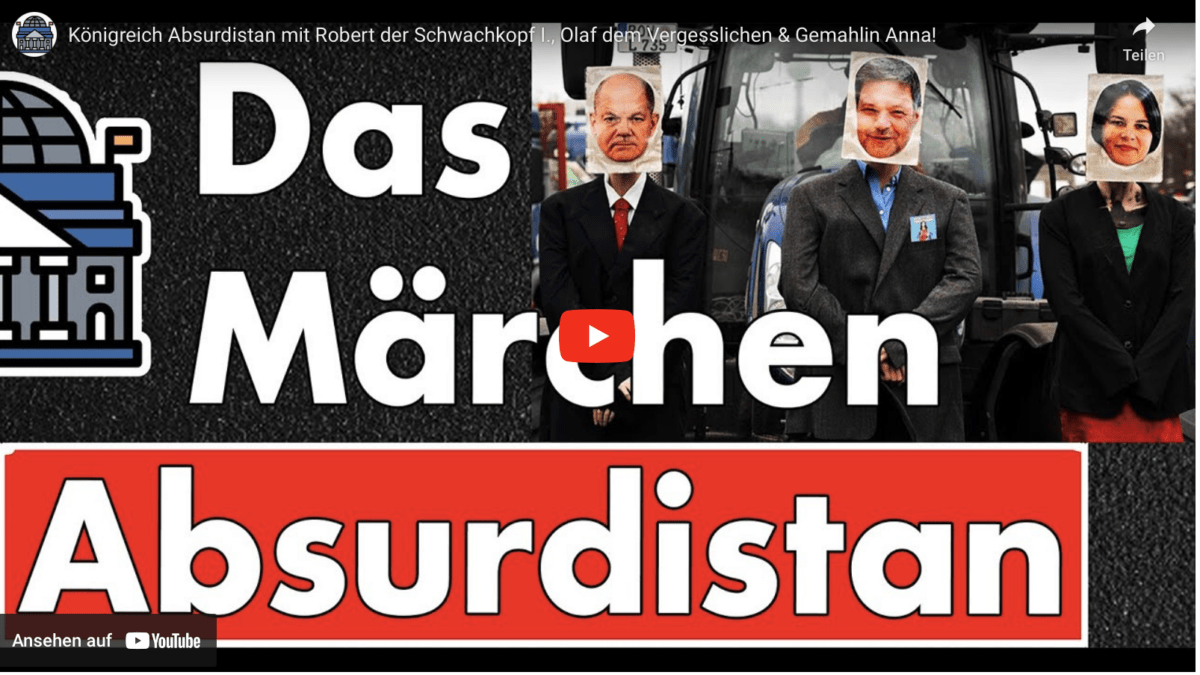 Königreich Absurdistan mit Robert der Schwachkopf I., Olaf dem Vergesslichen & Gemahlin Anna!