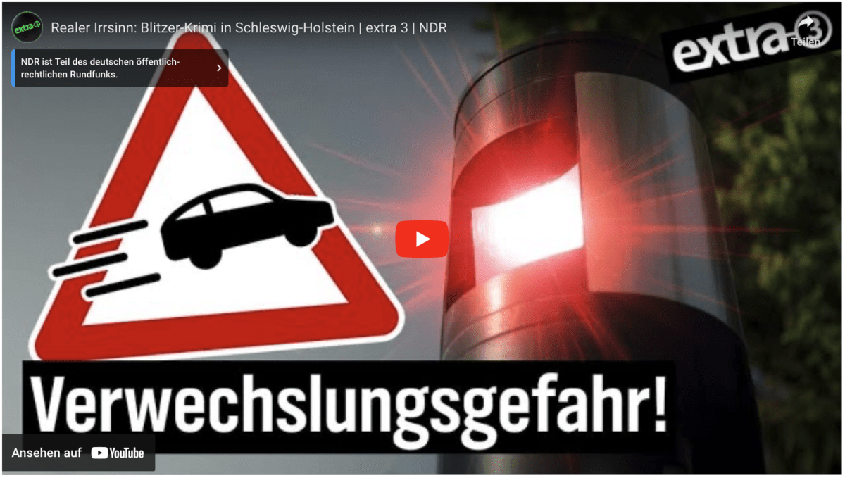 Realer Irrsinn: Blitzer-Krimi in Schleswig-Holstein | extra 3 | NDR