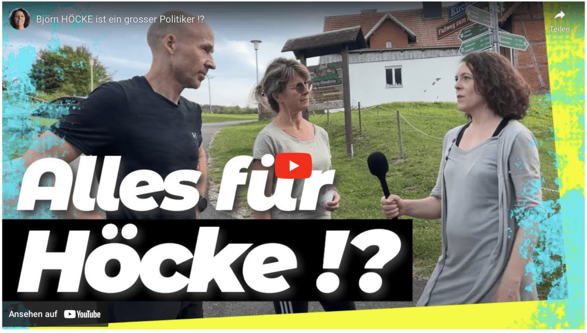 Björn HÖCKE ist ein grosser Politiker !?