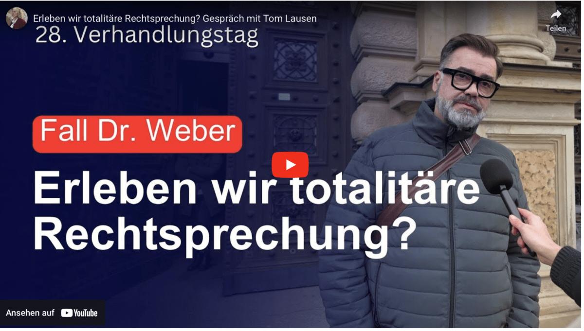 Erleben wir totalitäre Rechtsprechung? Gespräch mit Tom Lausen