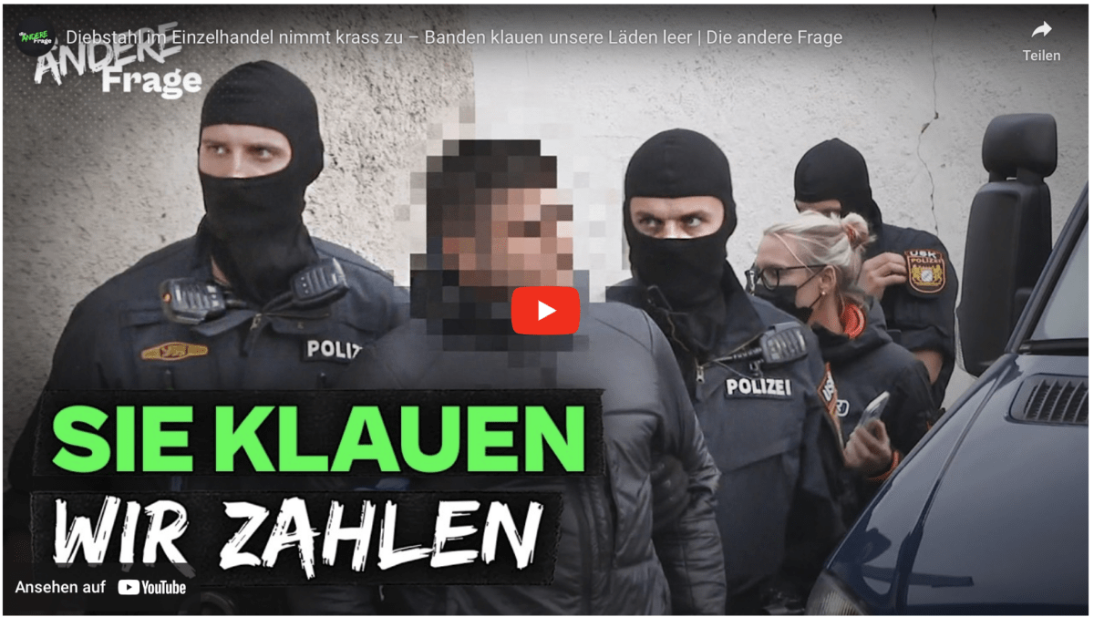 Diebstahl im Einzelhandel nimmt krass zu – Banden klauen unsere Läden leer | Die andere Frage