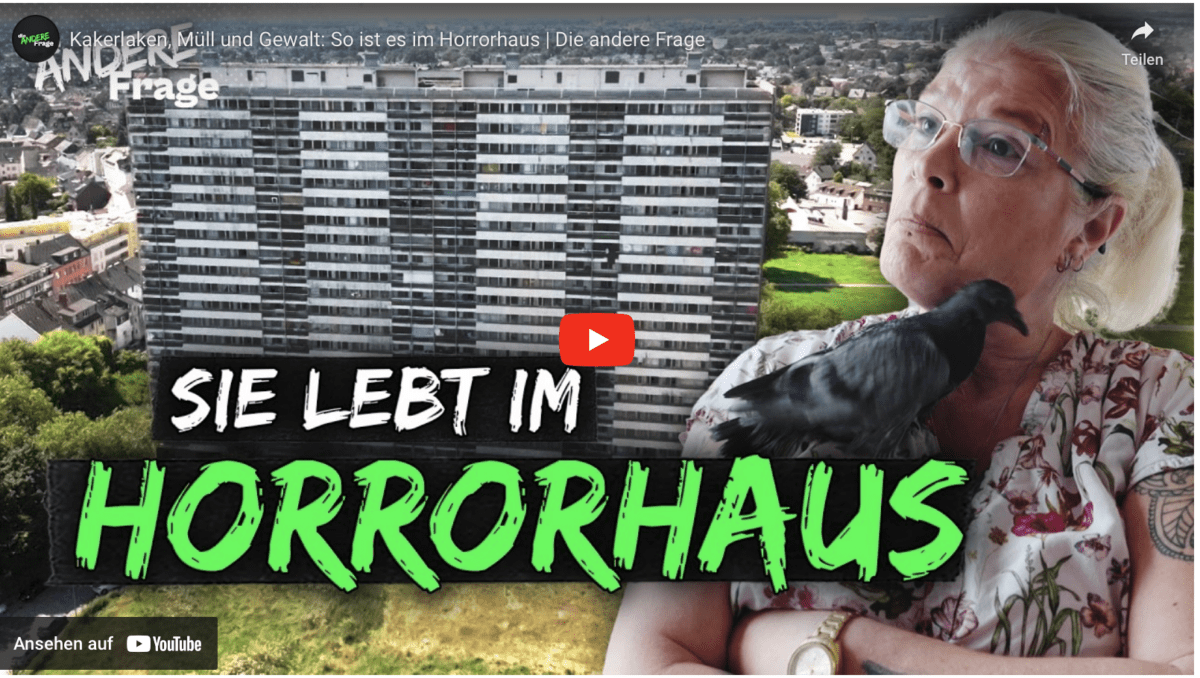 Kakerlaken, Müll und Gewalt: So ist es im Horrorhaus | Die andere Frage
