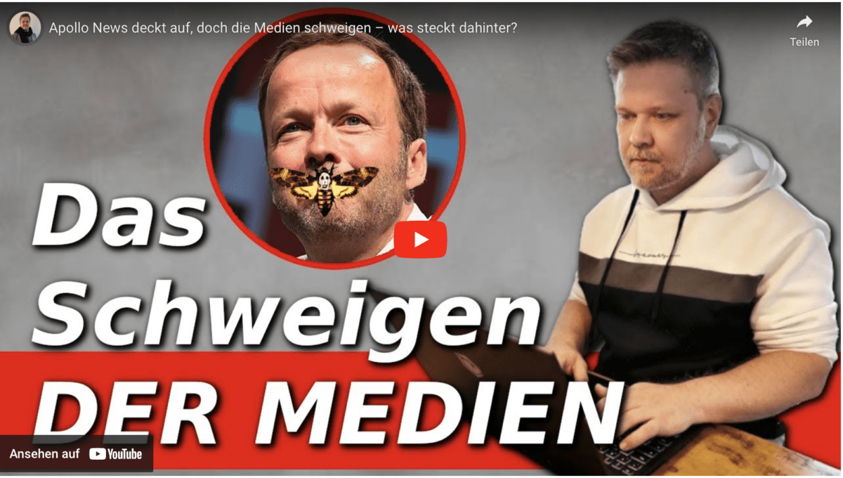 Apollo News deckt auf, doch die Medien schweigen – was steckt dahinter?