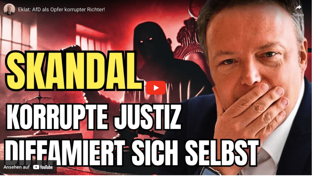 Eklat: AfD als Opfer korrupter Richter!