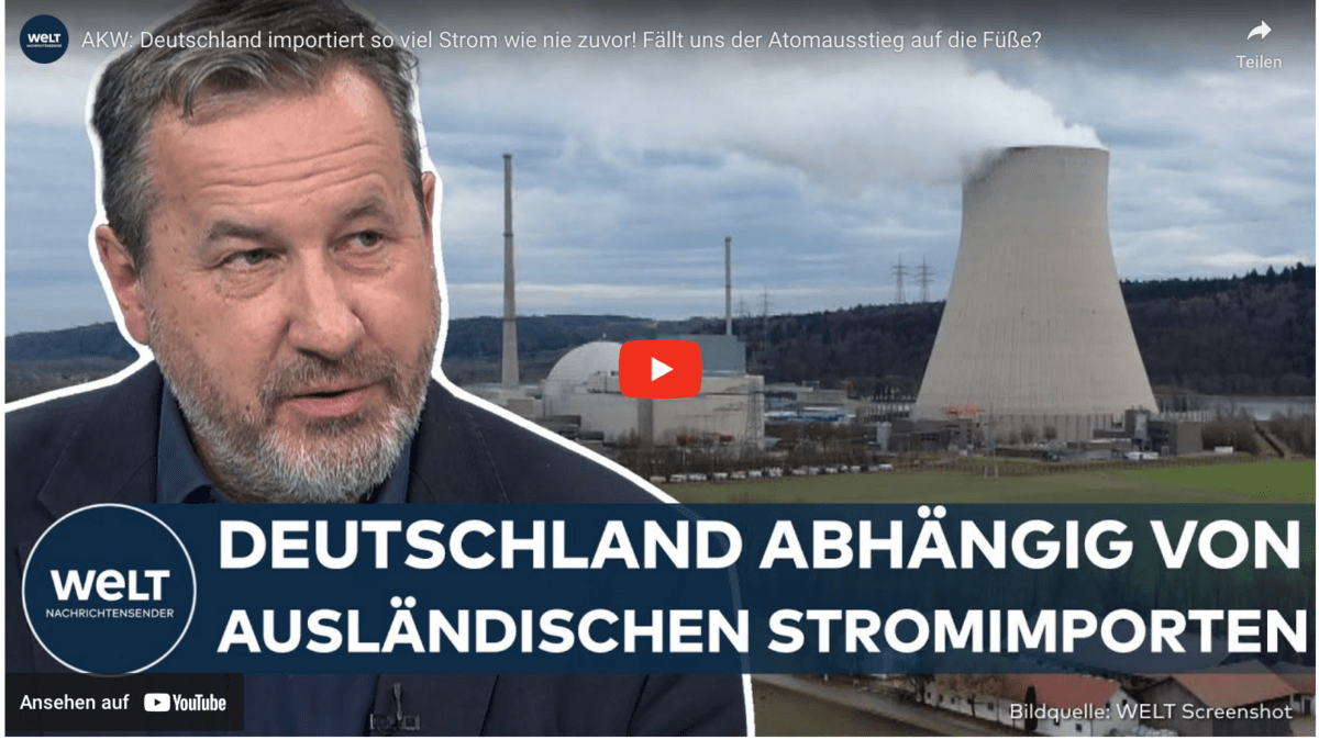 AKW: Deutschland importiert so viel Strom wie nie zuvor! Fällt uns der Atomausstieg auf die Füße?