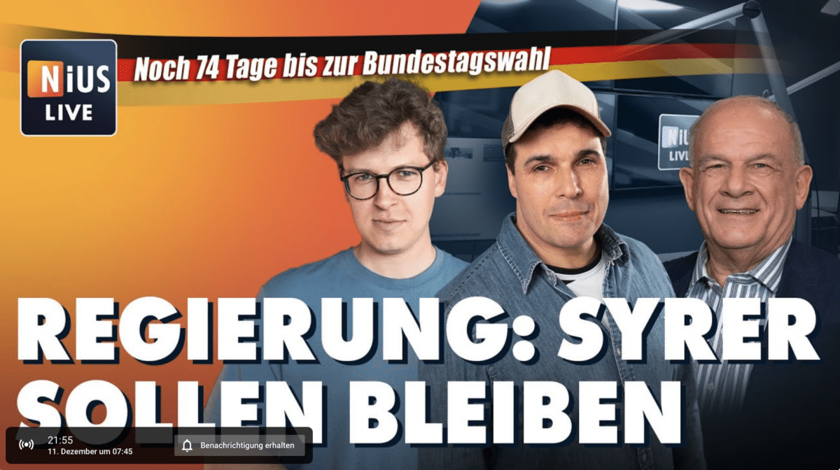 BREAKING NIUS: Alarmstufe Rot für deutsche Weihnachtsmärkte | NIUS Live am 11. Dezember 2024