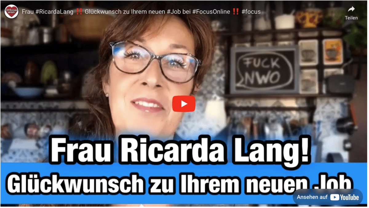 Frau #RicardaLang Glückwunsch zu Ihrem neuen #Job bei #FocusOnline #focus