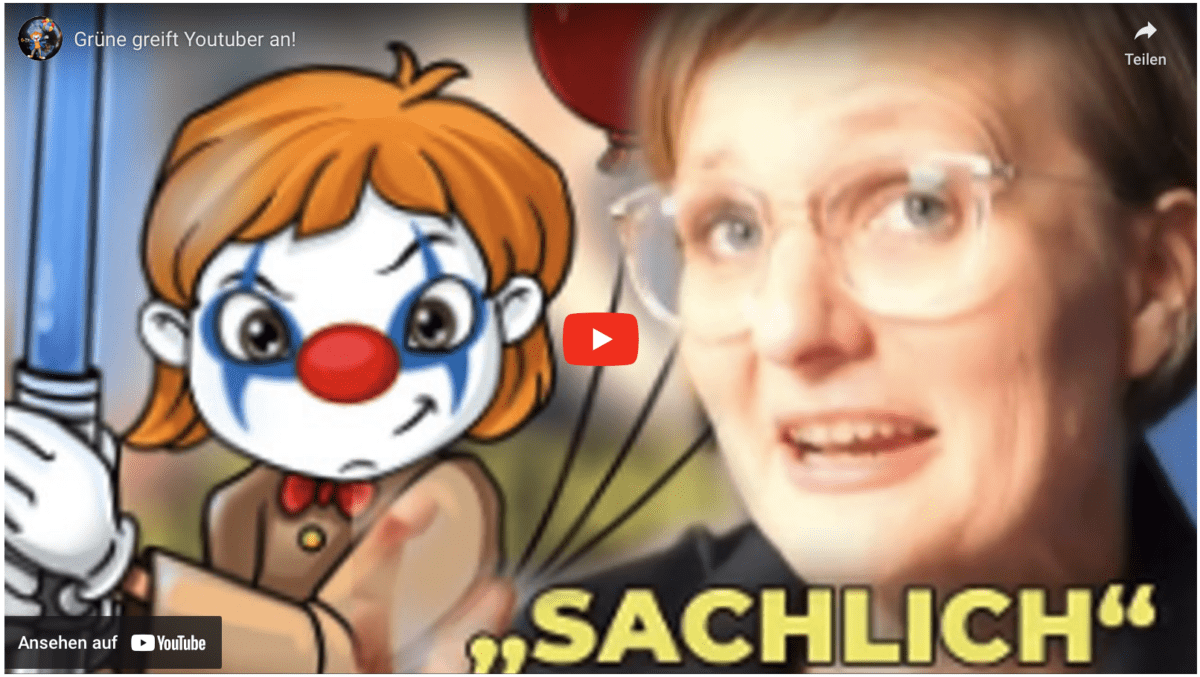 Grüne greift Youtuber an!