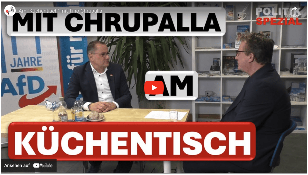 Am „Küchentisch“ mit Tino Chrupalla