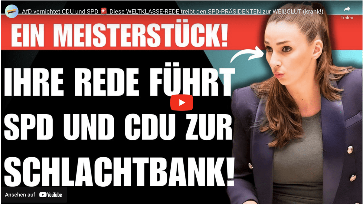 AfD vernichtet CDU und SPD  Diese WELTKLASSE-REDE treibt den SPD-PRÄSIDENTEN zur WEIßGLUT (krank!)