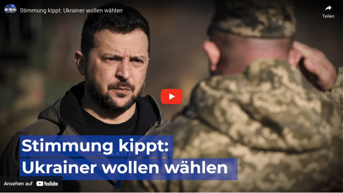Stimmung kippt: Ukrainer wollen wählen