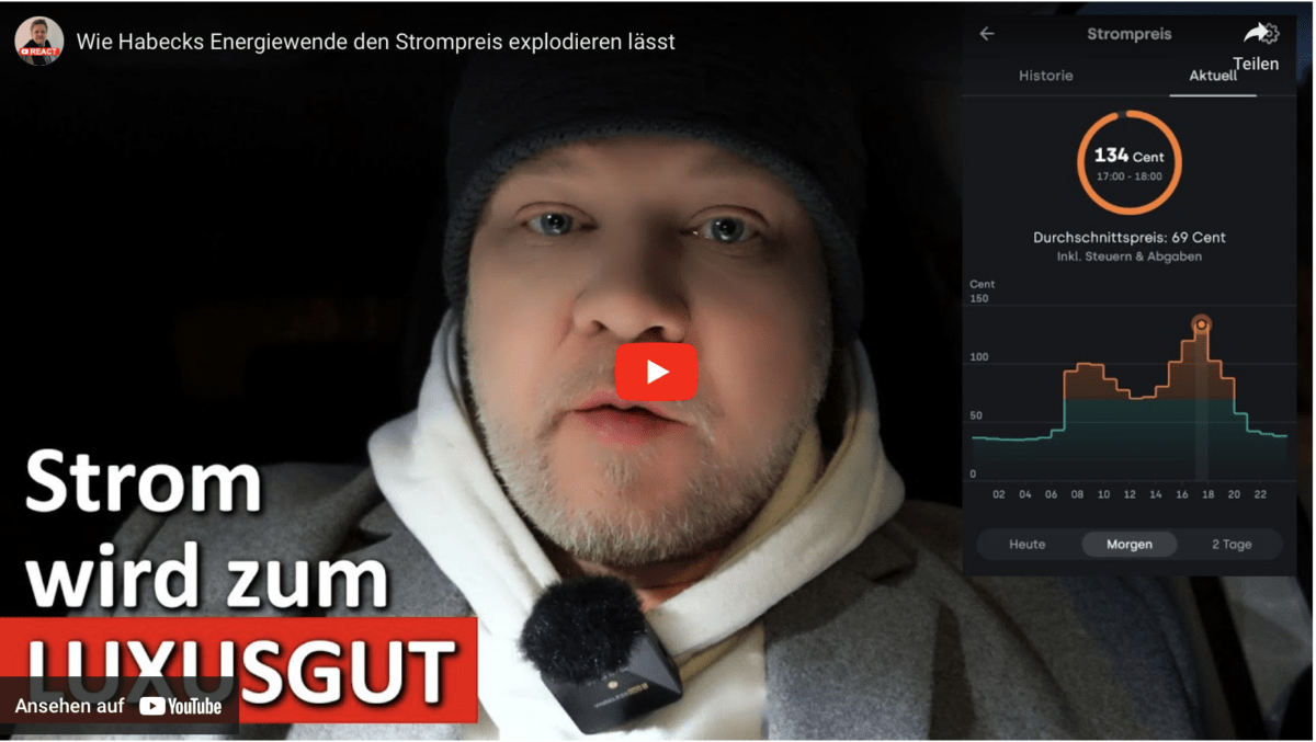 Wie Habecks Energiewende den Strompreis explodieren lässt