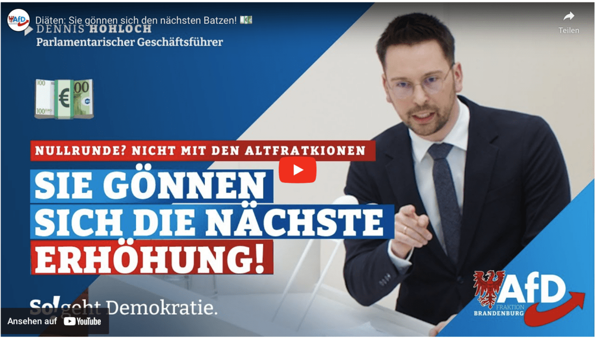 Diäten: Sie gönnen sich den nächsten Batzen! 