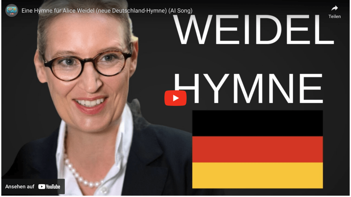 Eine Hymne für Alice Weidel (neue Deutschland-Hymne) (AI Song)