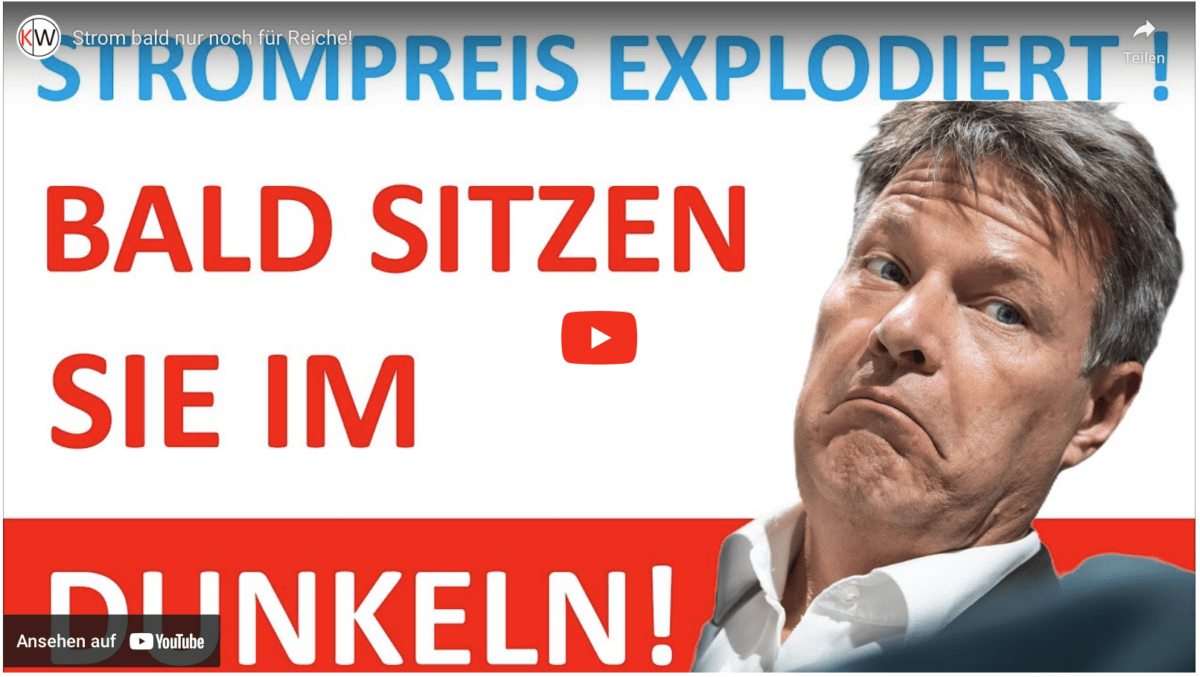 Strom bald nur noch für Reiche!