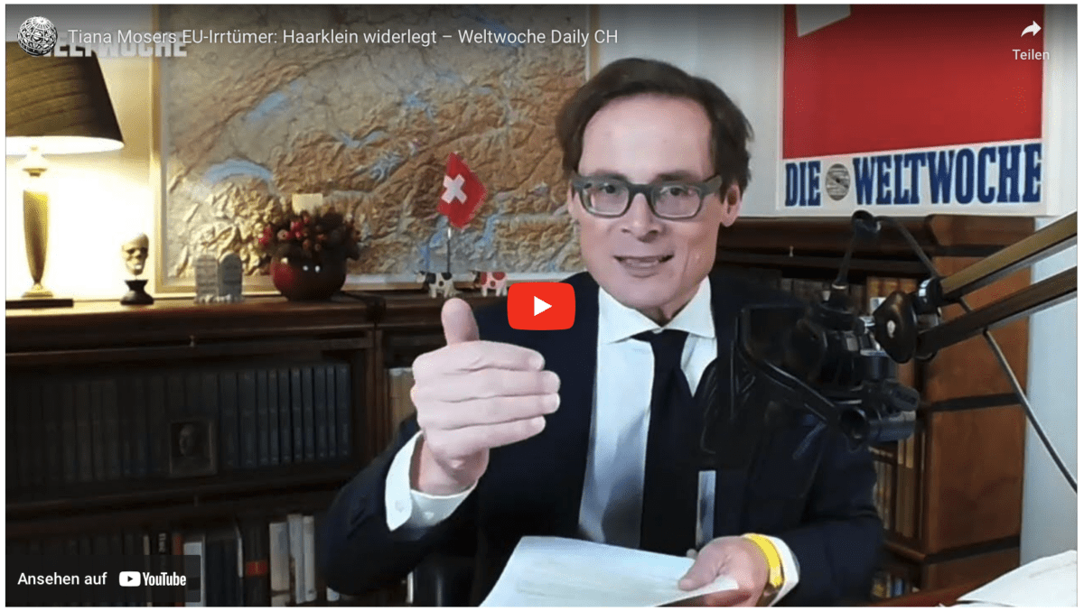 Tiana Mosers EU-Irrtümer: Haarklein widerlegt – Weltwoche Daily CH