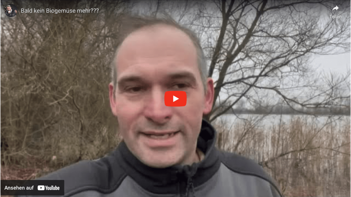 Bald kein Biogemüse mehr???